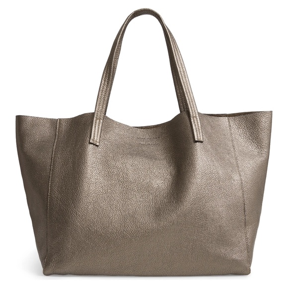 Kurt Geiger Handbags - Kurt Geiger London Violet Large Leather Tote - Gunmetal